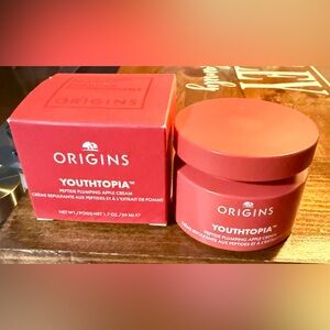 NEW- Origins Youthtopia Peptide Plumping Apple Face Cream and moisturizer
